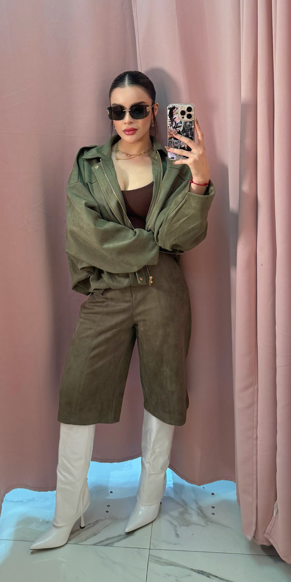 SET ALIRA VERDE OLIVO