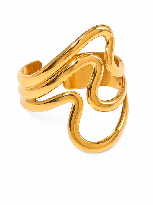 ANILLO DORADO GOLDEN FLOW