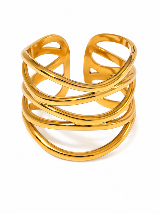 ANILLO DORADO GOLDEN LAYERS