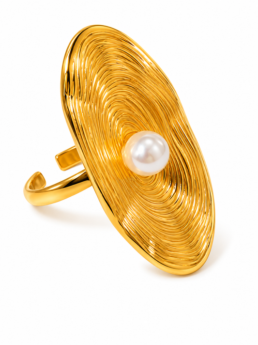 ANILLO DORADO PEARL MUSE