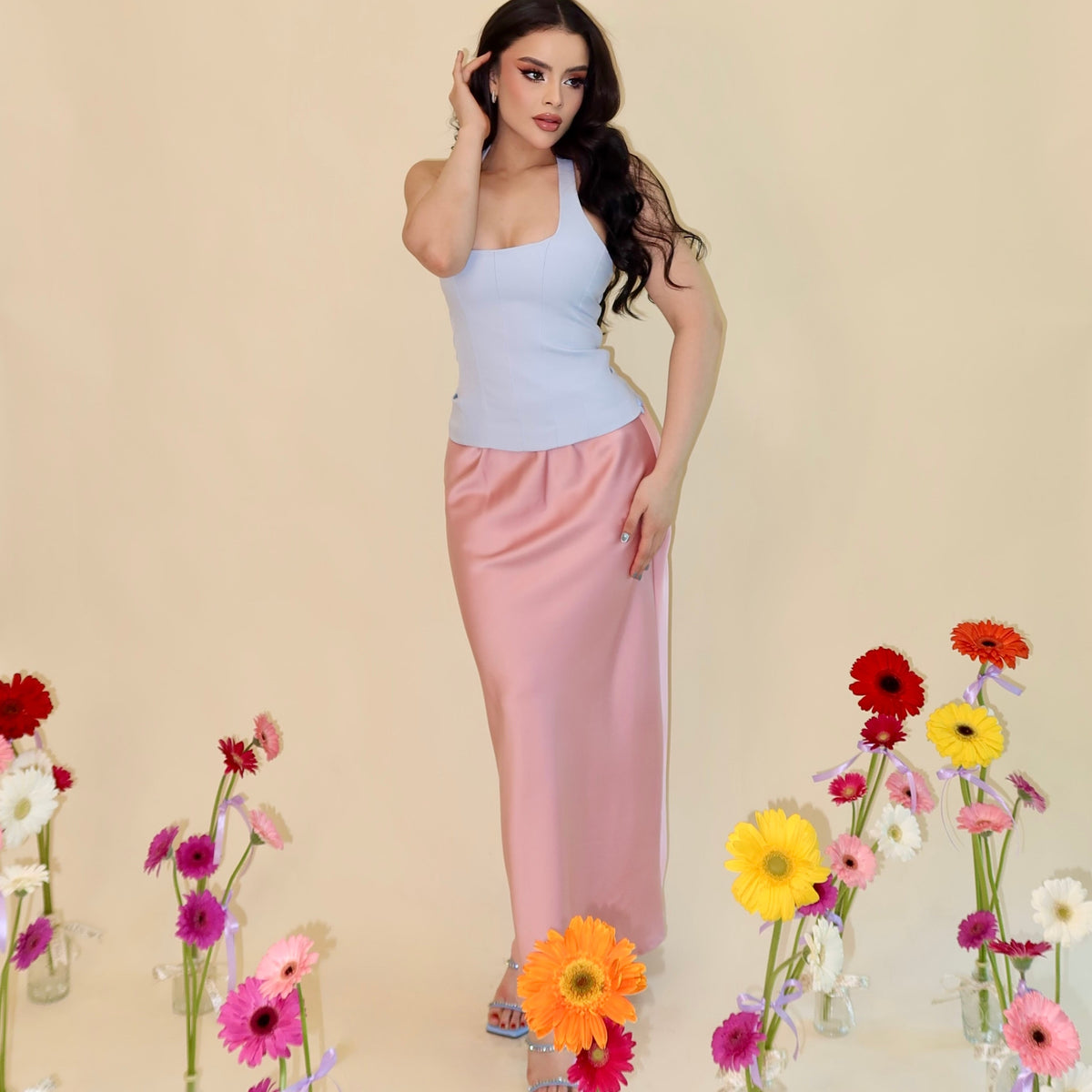 TOP AZUL CIELO KATE