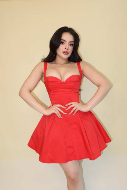 ISABEL MINI DRESS ROJO