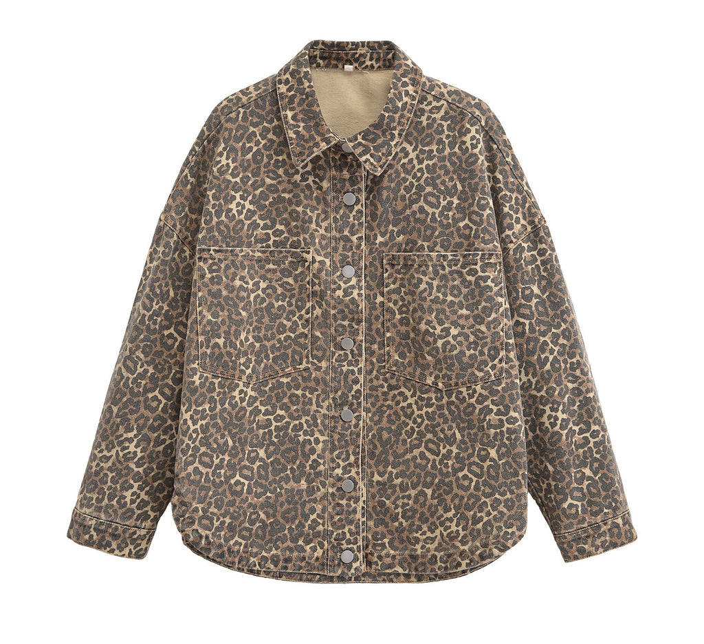 CHAMARRA DAFNE ANIMAL PRINT OVERSIZE