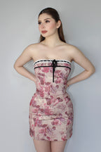 VESTIDO FLORES ROSA