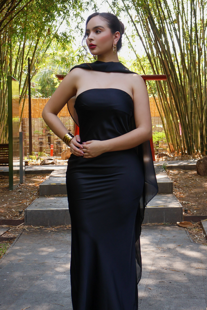 VESTIDO MAXI LORREINE BLACK