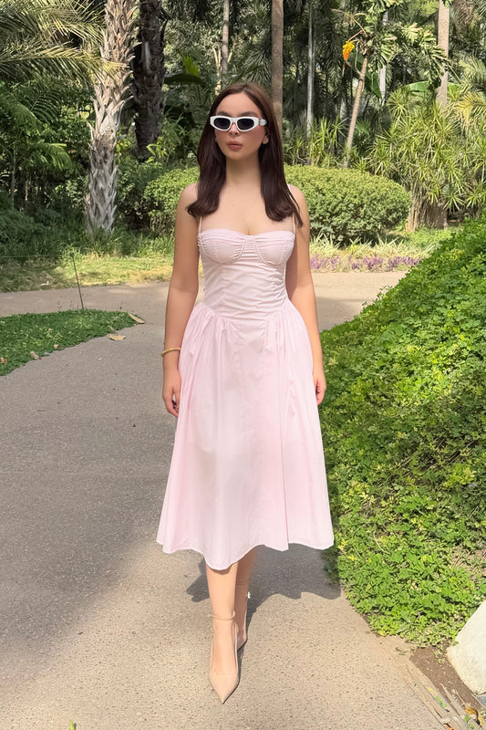 VESTIDO SCARLETT MIDI BABY PINK