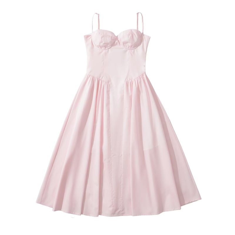 VESTIDO SCARLETT MIDI BABY PINK