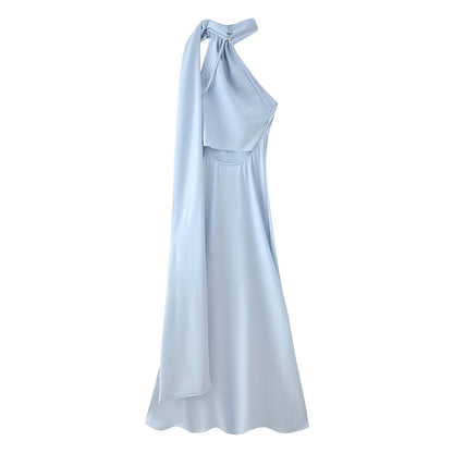 VESTIDO  MAXI AMIRA SKY BLUE