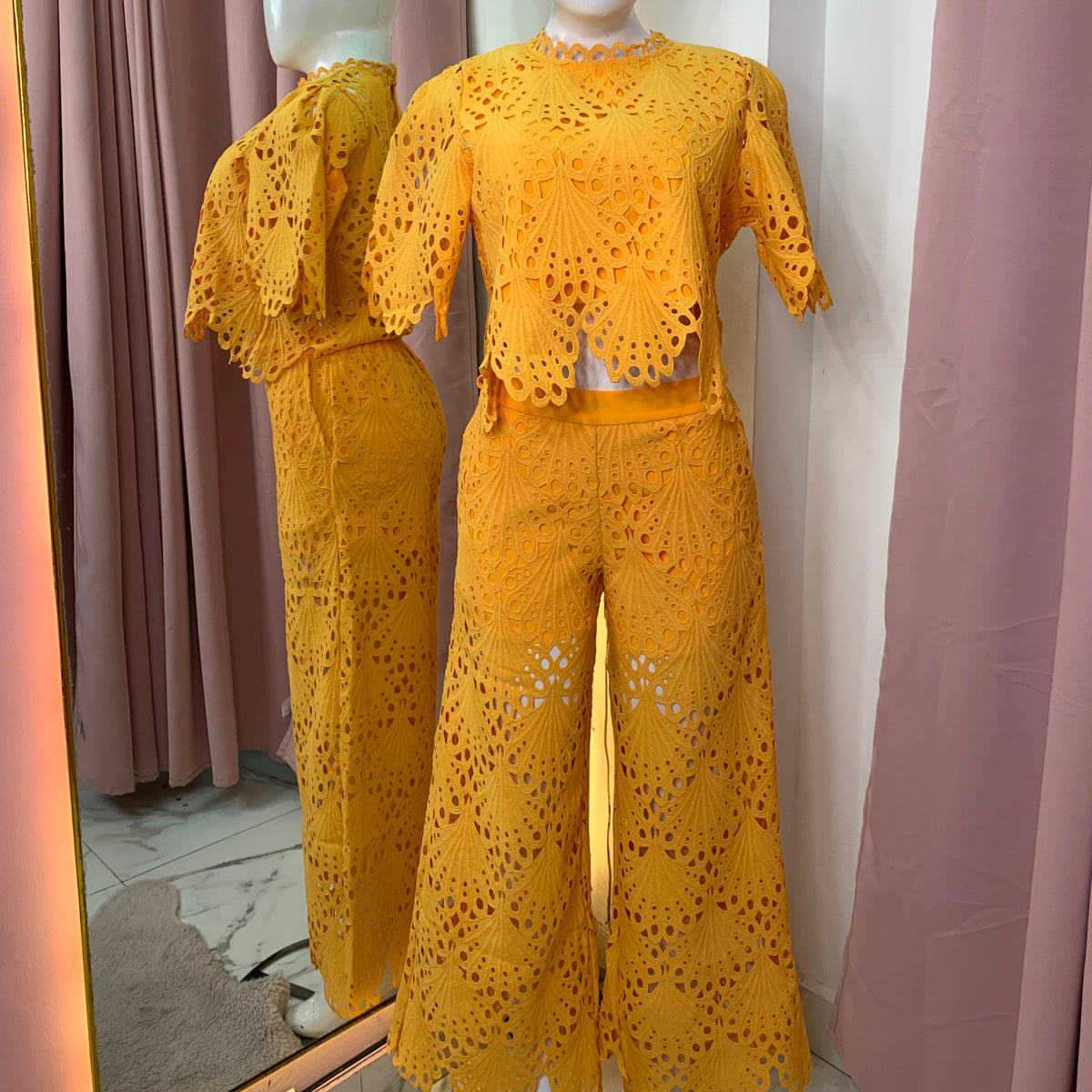 ARABELLA COTTON SET NARANJA