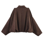 CHAMARRA BOMBER ALIRA CAFE