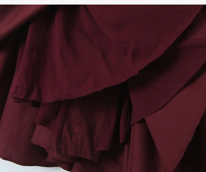 VESTIDO BURGUNDY NAOMI