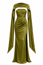 VESTIDO FAYE LIGHT OLIVE MAXI