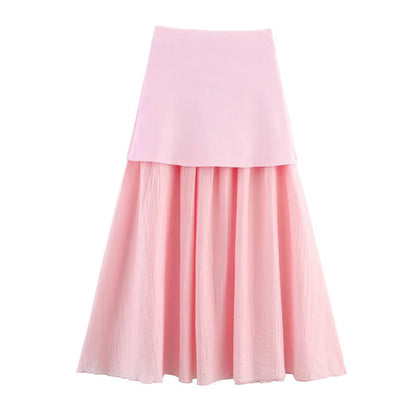 SET CHARLOTTE  ROSA CHALECO + FALDA