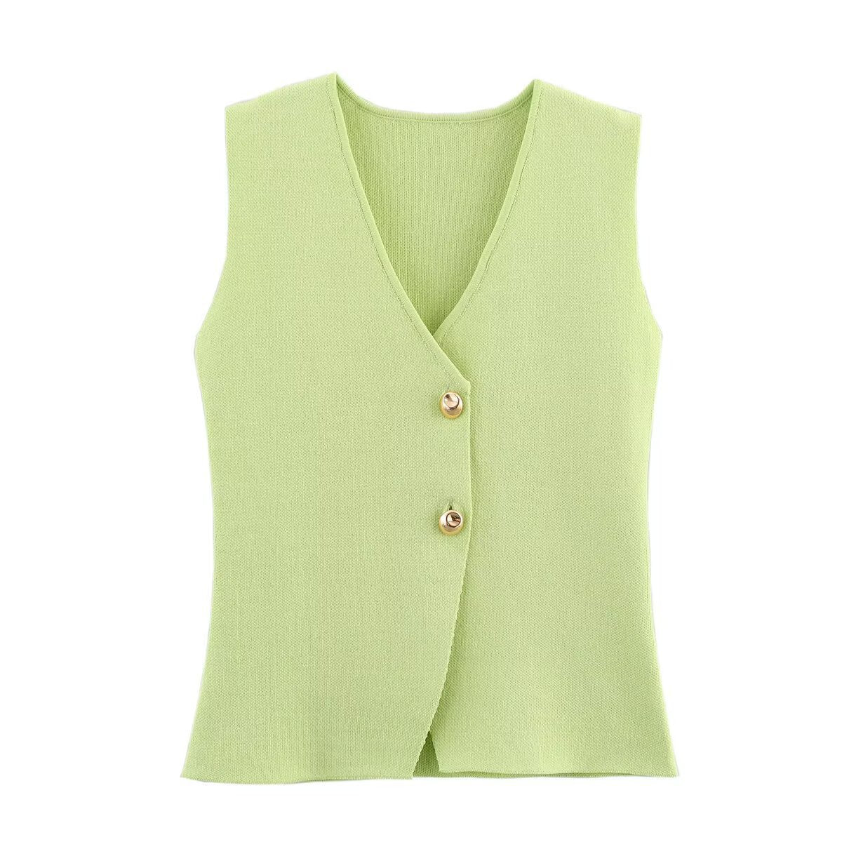 SET CHARLOTTE  VERDE CHALECO + FALDA