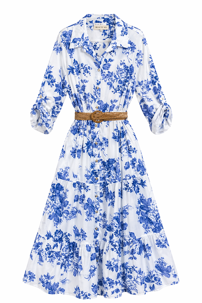 VESTIDO FLORA AZUL