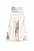 FALDA KATHERINE BLANCA POLKA DOT