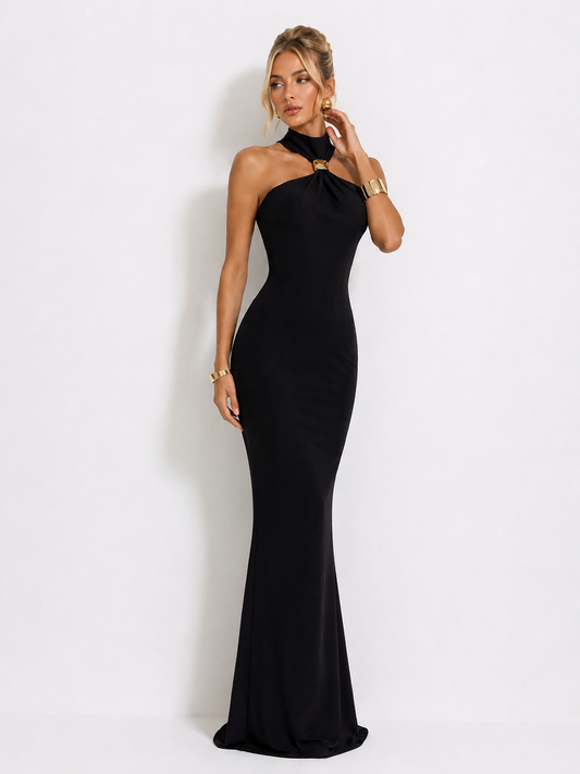 VESTIDO MAXI BRIELLE NEGRO