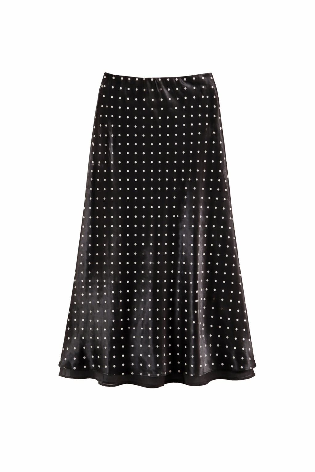 FALDA KATHERINE BLACK POLKA DOT