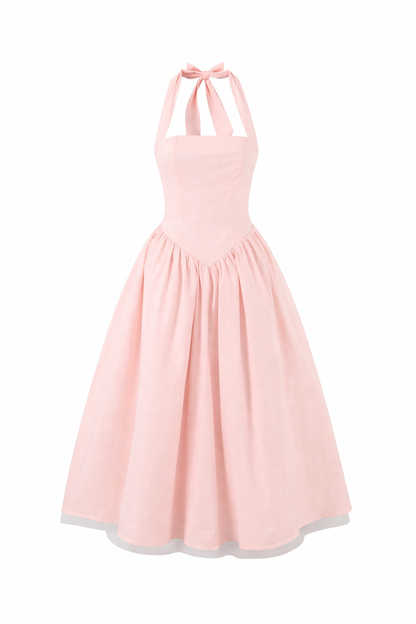 VESTIDO MIDI AMÉLIE PINK