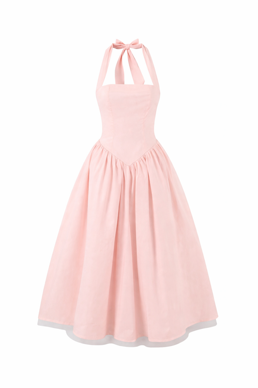 VESTIDO MIDI AMÉLIE PINK