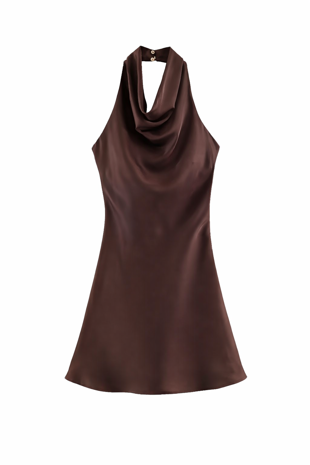 VESTIDO MINI DOMINICA CAFÉ
