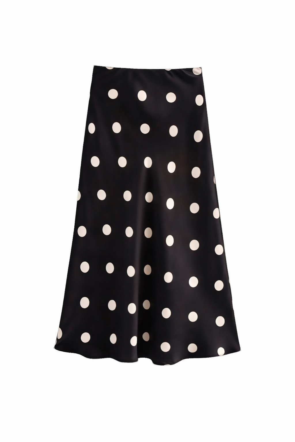 FALDA FARAH BLACK POLKA DOT