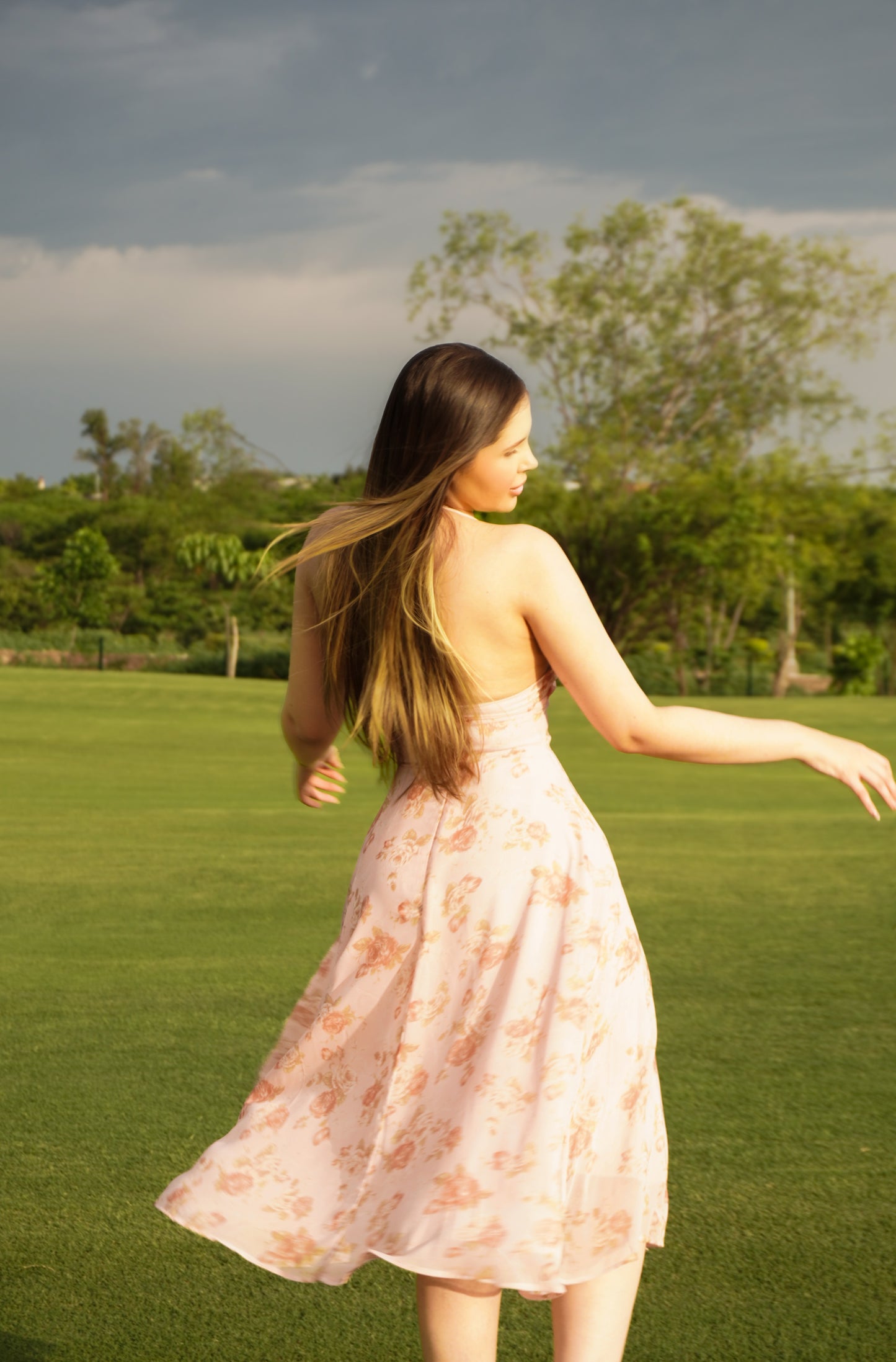VESTIDO ROSE BELLE MIDI