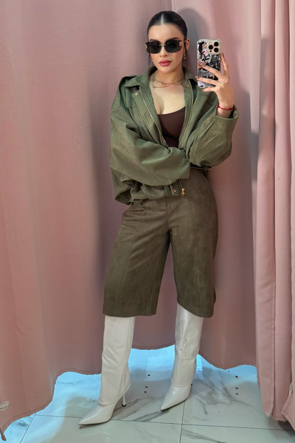 SET ALIRA VERDE OLIVO