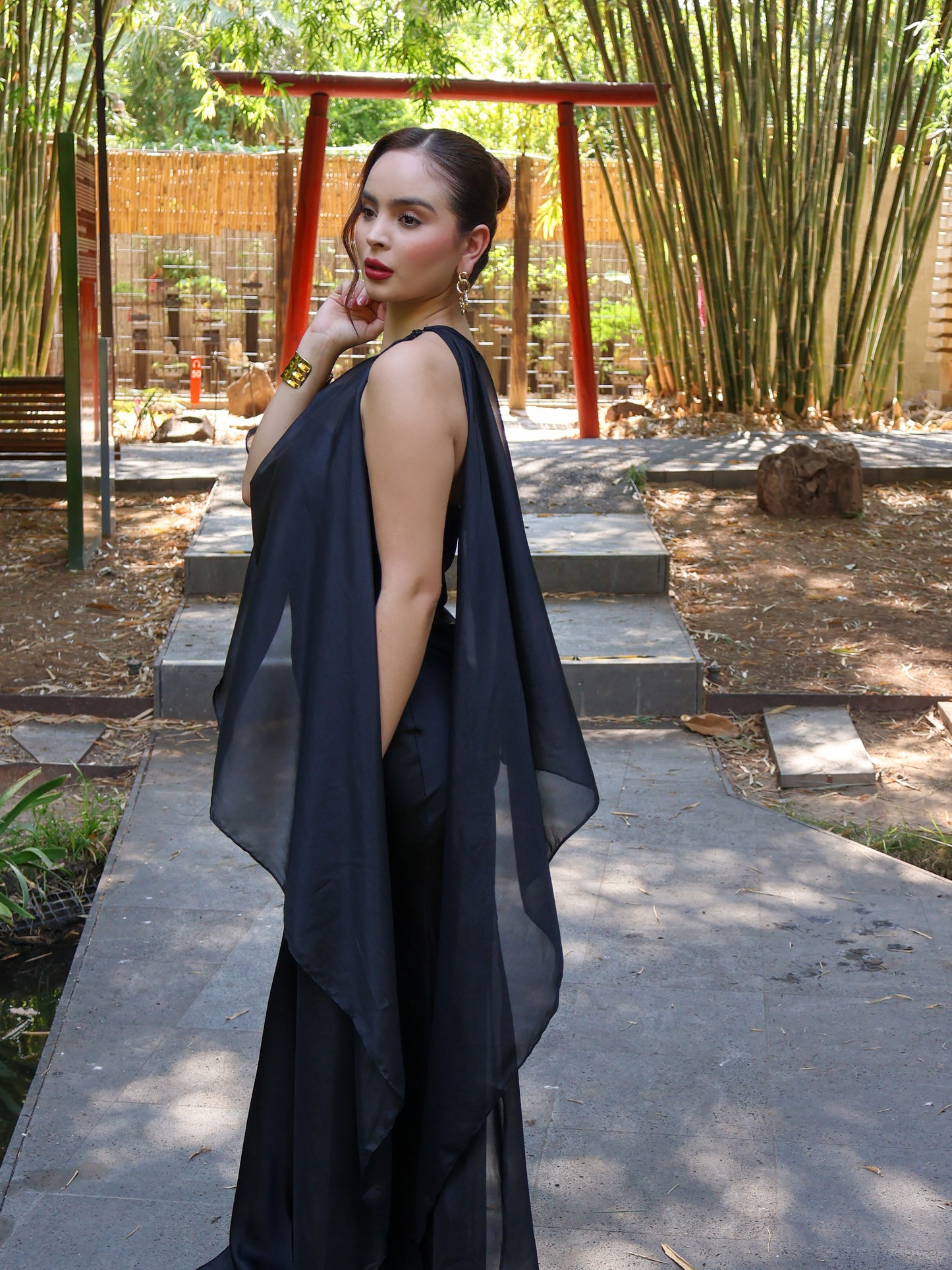 VESTIDO MAXI LORREINE BLACK