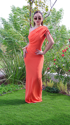 VESTIDO MAXI ZENAYDA NARANJA