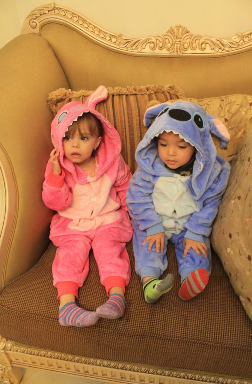 PIJAMA STICH AZUL NIÑO