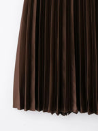 FALDA KAIA MIDI CAFÉ