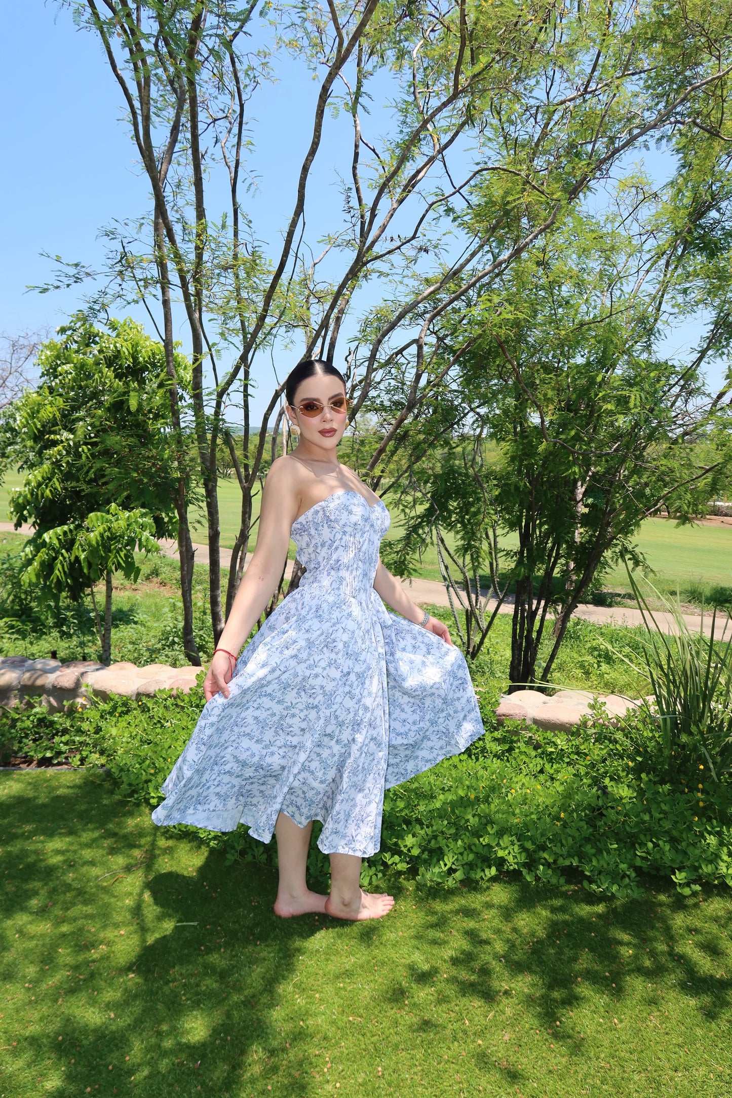 VESTIDO MIDI MARILYN STRAPPLE