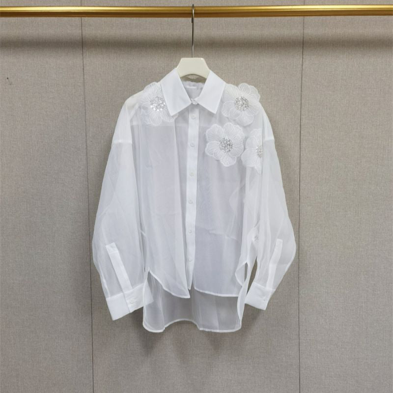 CAMISA FLOR BLANCA
