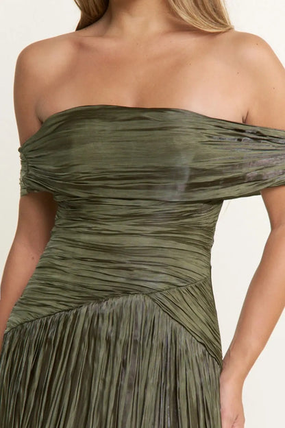VESTIDO AMUSE OLIVE MAXI