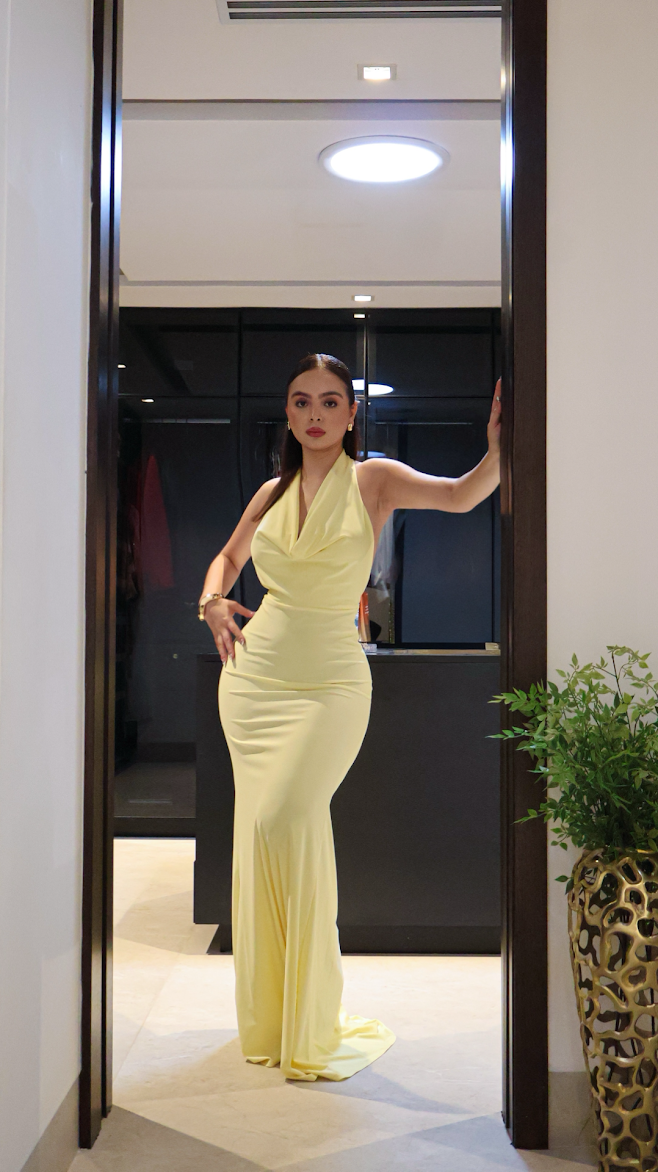 VESTIDO  MAXI LAYLA YELLOW