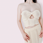 SET TOP + FALDA TEJIDA