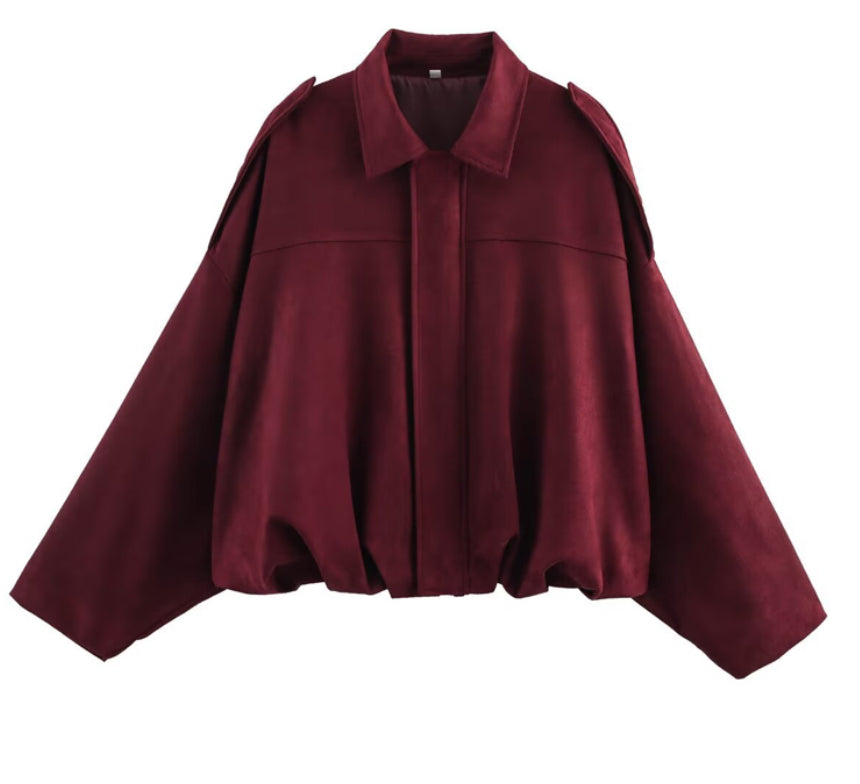 CHAMARRA BOMBER ALIRA TINTA