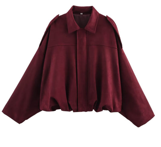 CHAMARRA BOMBER ALIRA TINTA