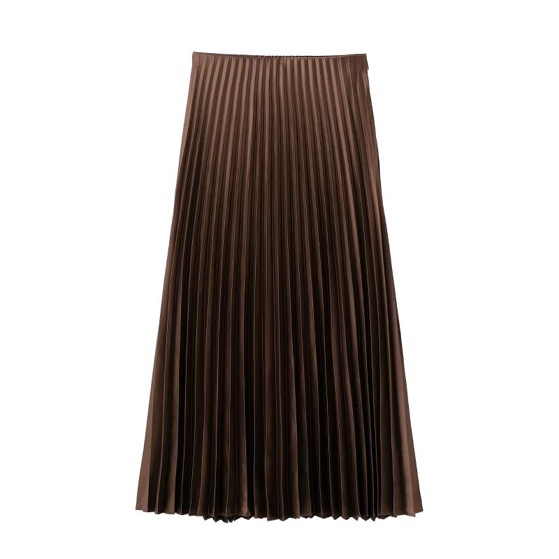 FALDA KAIA MIDI CAFÉ