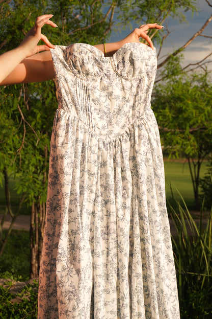 VESTIDO MIDI MARILYN STRAPPLE