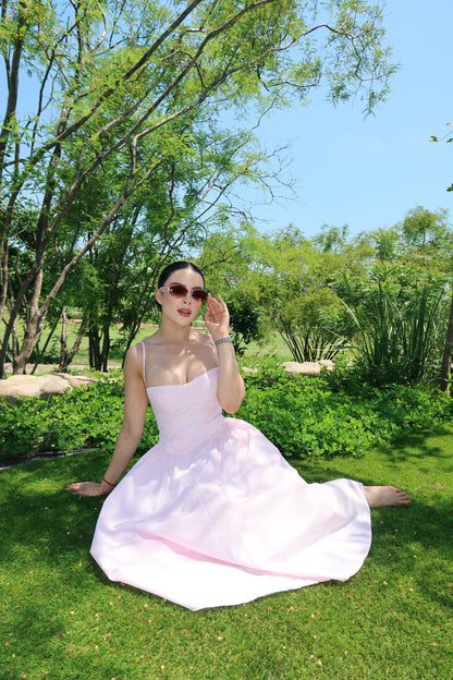 VESTIDO SCARLETT MIDI BABY PINK
