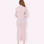 SET TEJIDO ROSA PALO