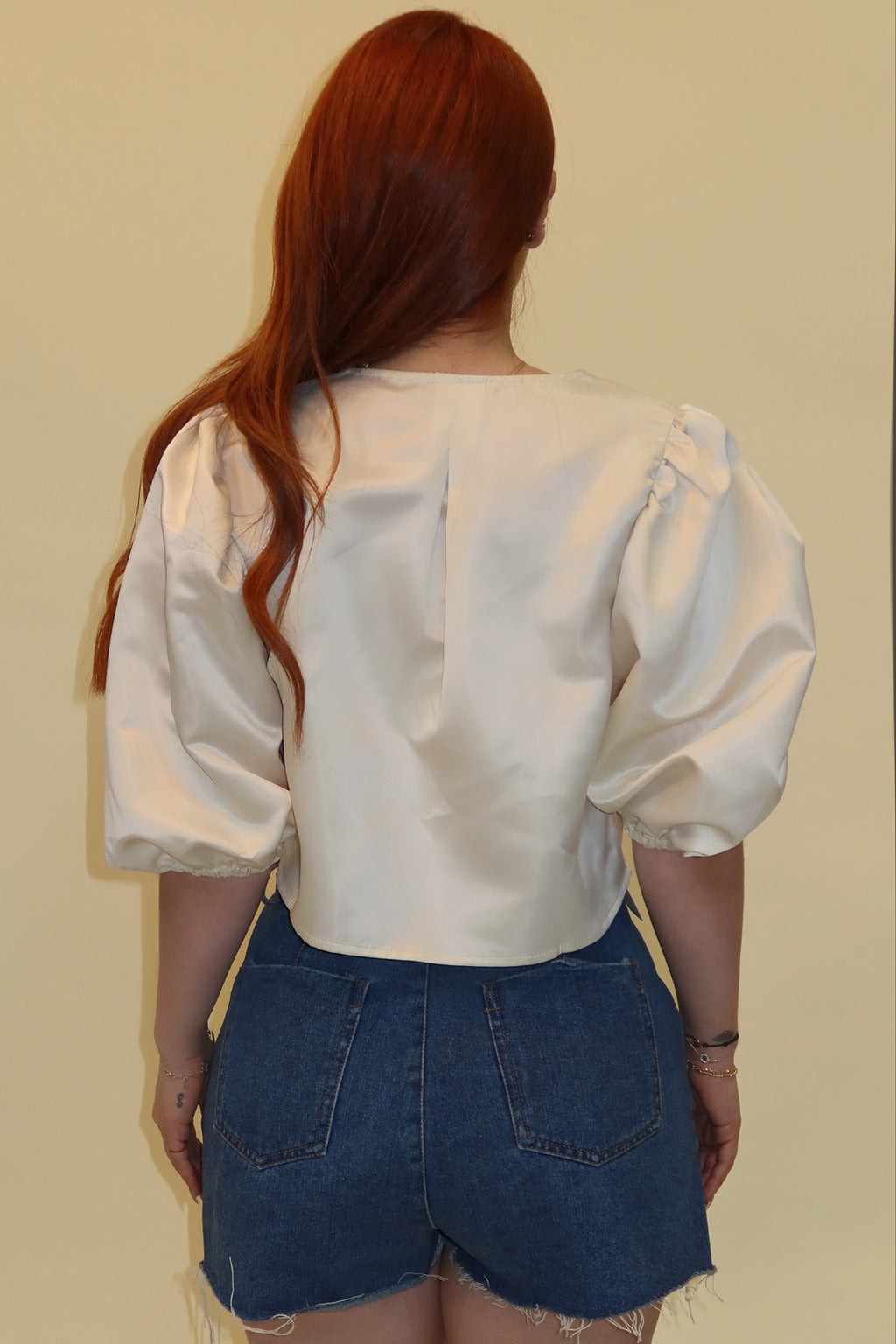 SHORT-FALDA CRUZADA BOTONES AZUL FUERTE