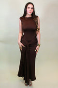 VESTIDO VERA CAFÉ