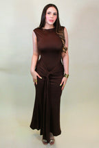 VESTIDO VERA CAFÉ