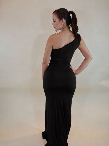 VESTIDO EVRA MAXI NEGRO