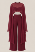 SET LIVIER BURGUNDY