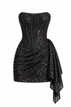 VESTIDO SOLENNE BLACK MINI