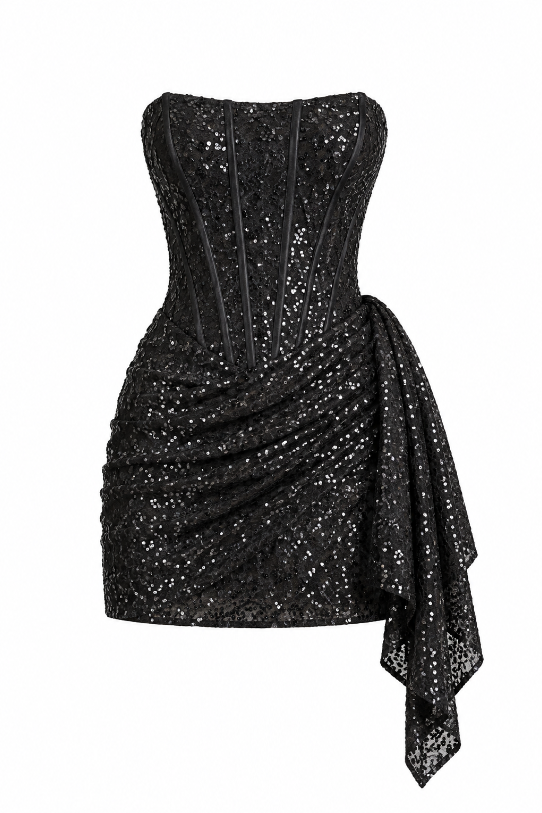 VESTIDO SOLENNE BLACK MINI